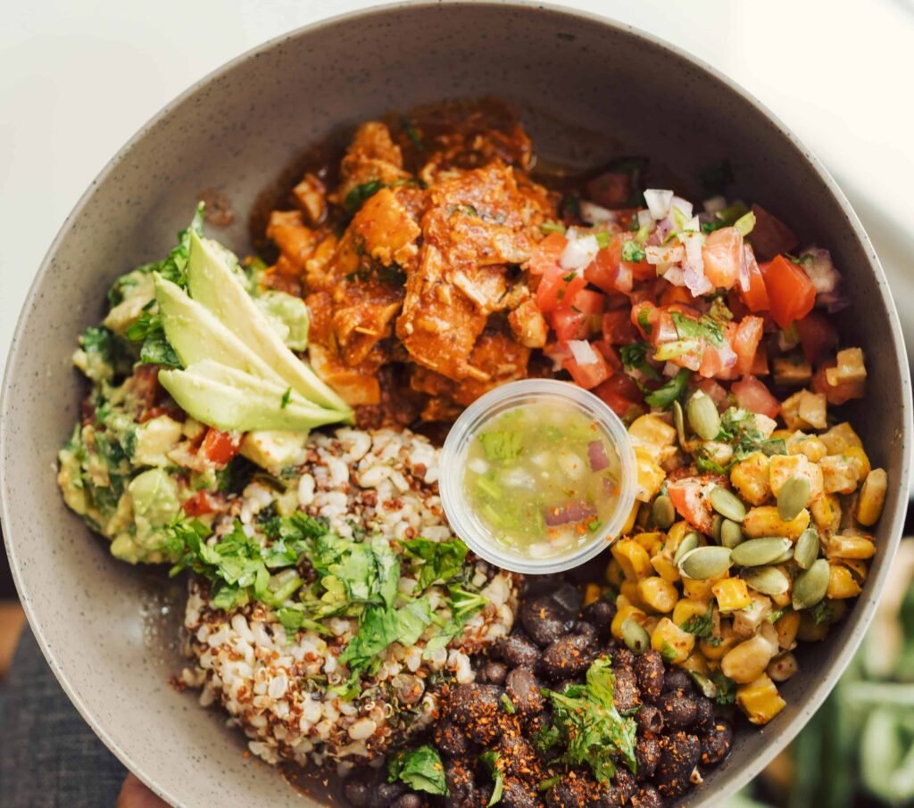 Quinoa Salad with Black Beans and Corn Quinoa Salad with Black Beans and Corn, veggies on a plate